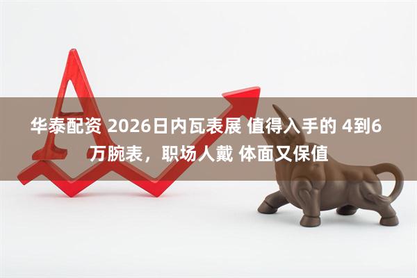 华泰配资 2026日内瓦表展 值得入手的 4到6 万腕表，职场人戴 体面又保值