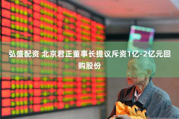弘盛配资 北京君正董事长提议斥资1亿-2亿元回购股份